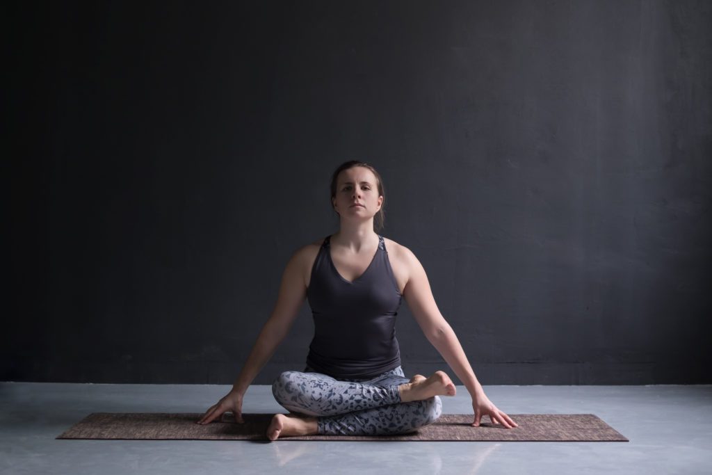 shin to shin pose yoga